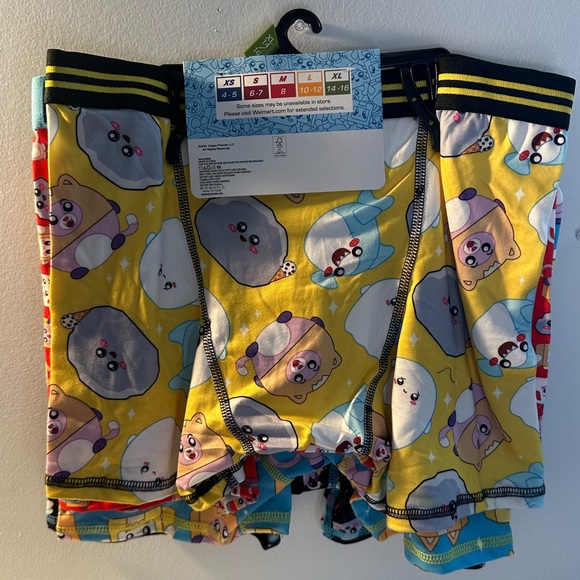 4 pairs of super fantastic Lankybox boxer shorts box 📦🩳🩷💛⭐️💝 - Picture 6 of 9